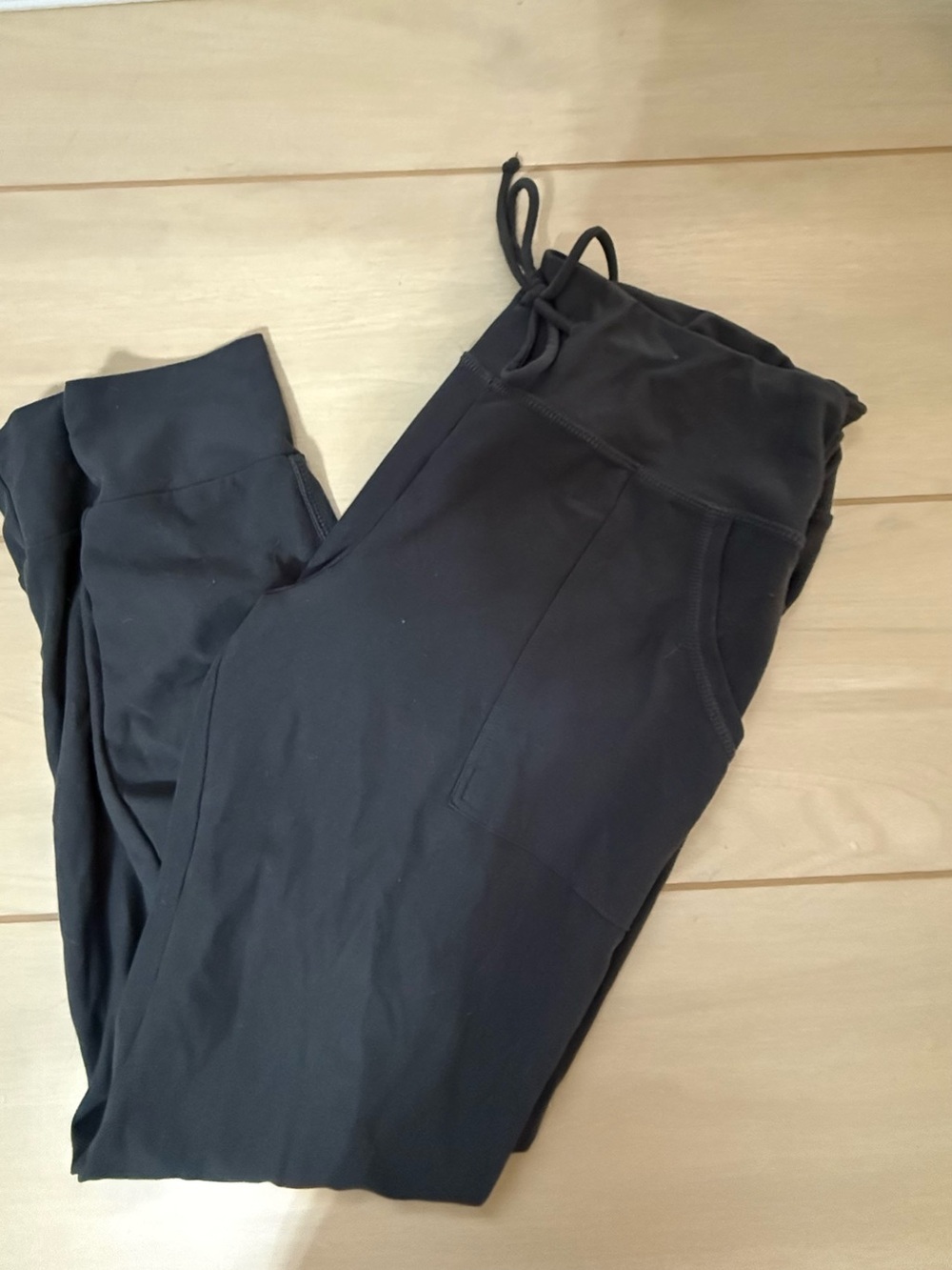 Grace & Lace Gray Loggers Drawstring Jogger Pants Original Weight Large